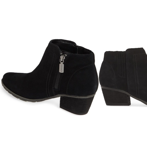 Blondo waterproof leather suede ankle booties - Picture 2 of 7